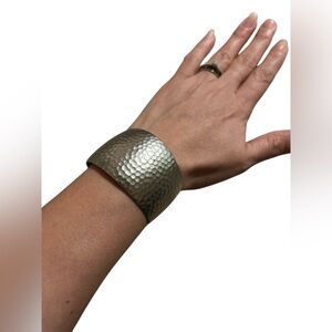 Vintage Silver Wearable Tech Bracelet